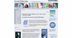 Desktop Screenshot of drvjung.de